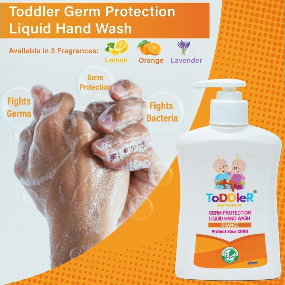 Germ Protection Baby Hand Wash with Essential Natural Oils from Spain | 250ml - Image 6